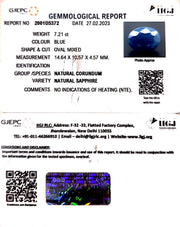 5.85/CT Natural Blue Sapphire with Govt Lab Certificate (2331)
